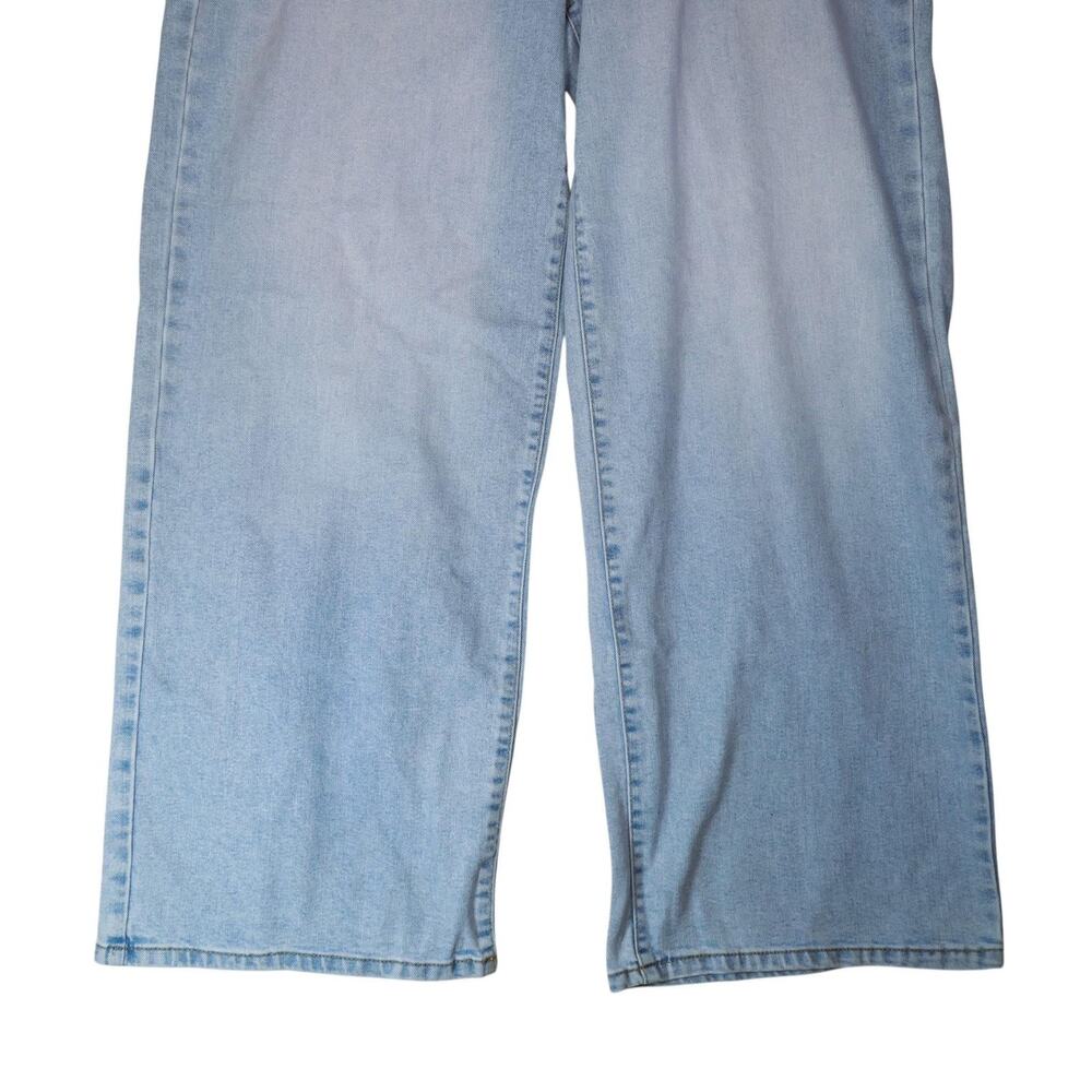 No Boundaries Jeans Womens 20 XXL Light Wash Wide Leg Baggy High Rise Stretch - Picture 4 of 14